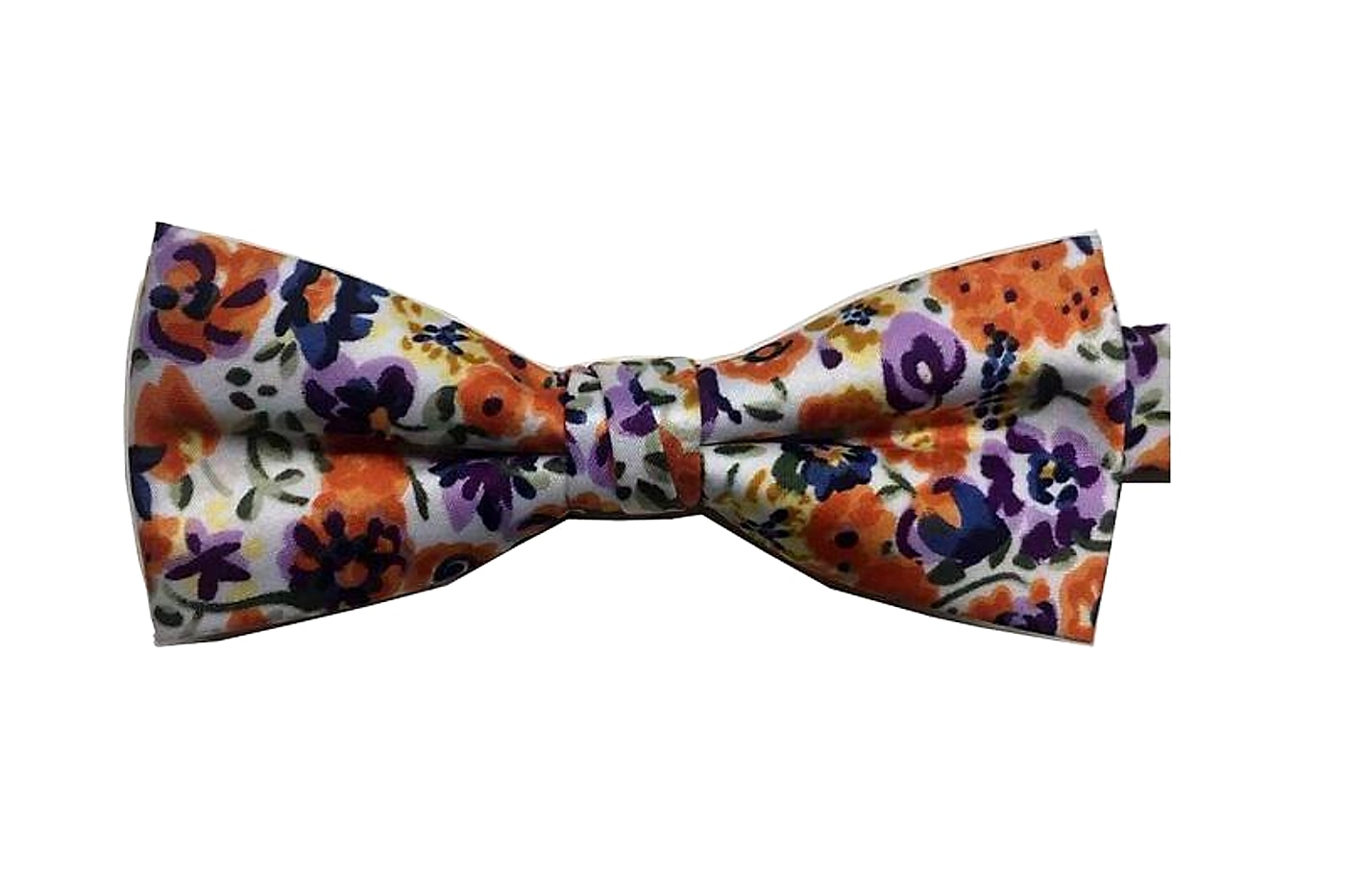 EXBO21011 MultiColour Flower Polyester Printed Trendy Bow Tie