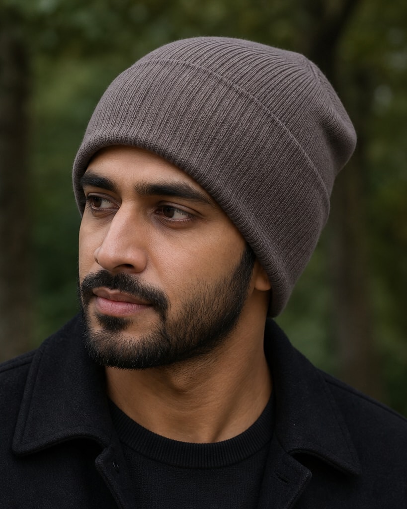 Cotton Solid Color Hiphop Knit Beanie