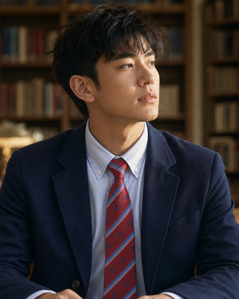 Red Twill Polyester Fashion School Ties