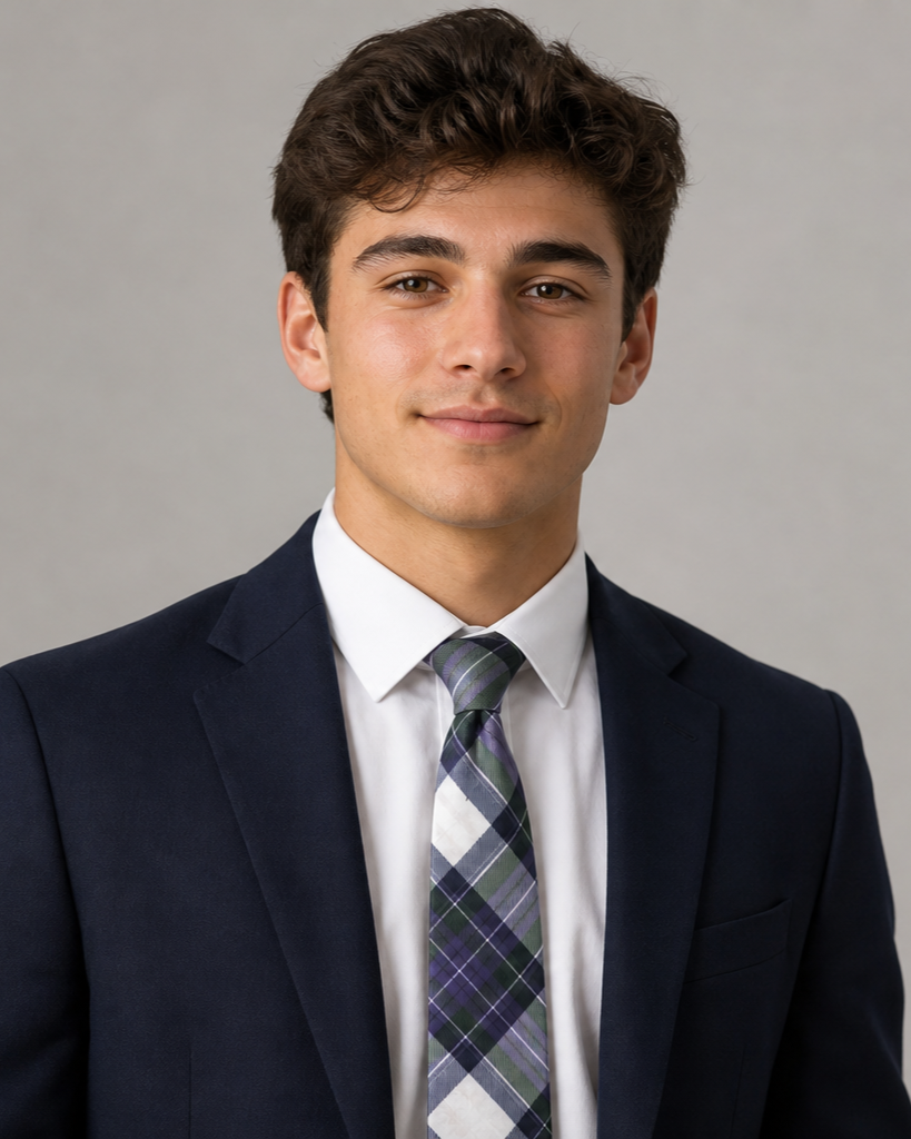 Navy Brightness Cotton Classical School Ties