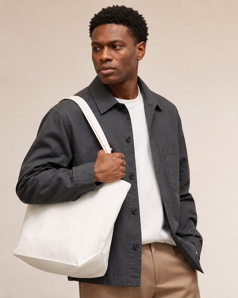 Patterned tote bags for men and women